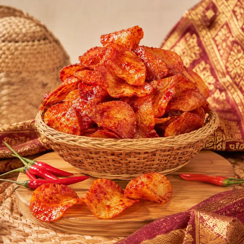 Keripik Sanjai Balado 200 g, oleh-oleh khas Padang dari Restiar